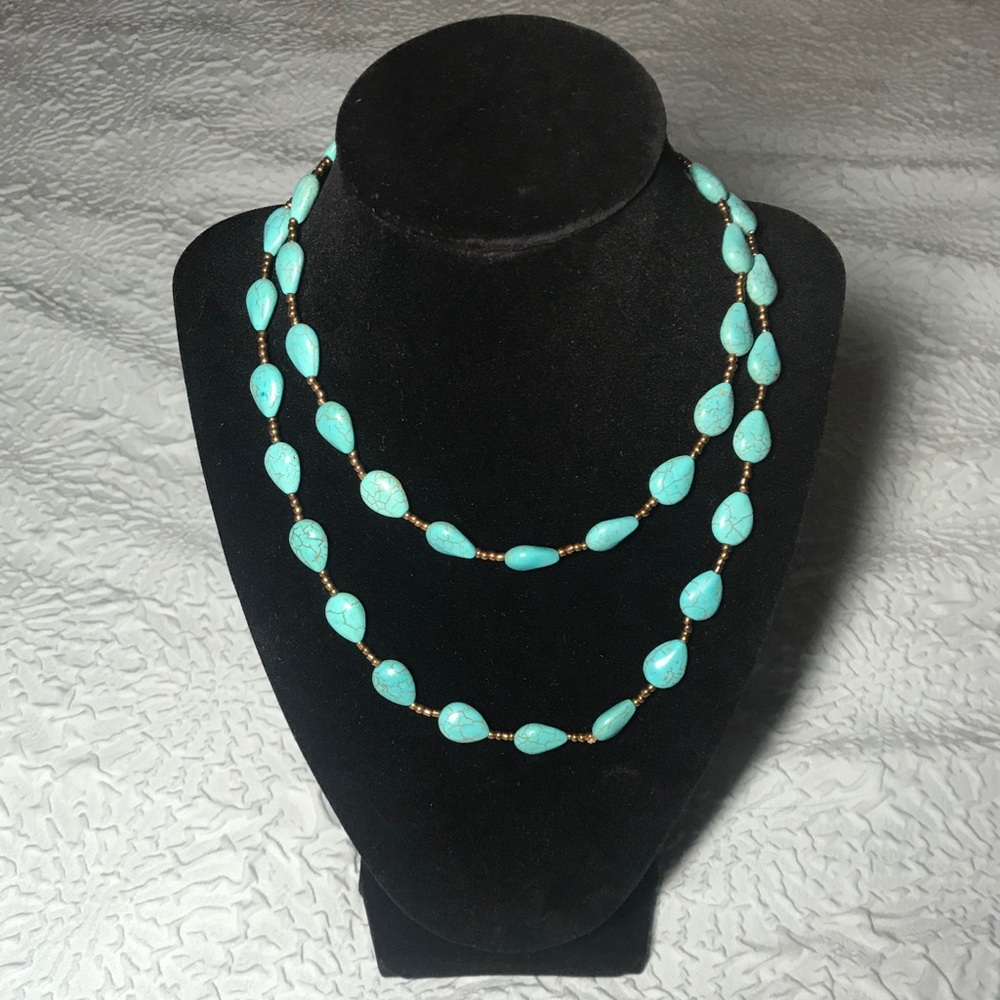 Beaded Turquoise Necklace